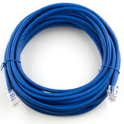 PVC Antiwear Ethernet Jaringan Patch Kabel Inti Tembaga Untuk Komputer