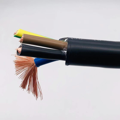 Kabel Fleksibel Berisolasi PVC RVV Tembaga, Kawat Fleksibel 2.5 Mm Tahan Api