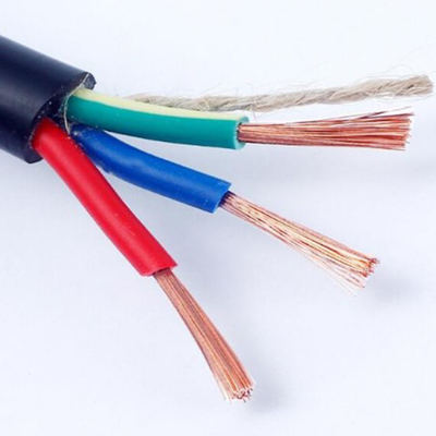 CCC Flameproof Black Fleksibel Kabel Listrik Bentuk Bulat 2.5 Mm 3 Core