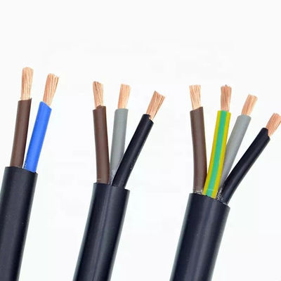 kualitas  PVC Insulated Rubber Sheathed Flexible Cable 2 Core Fire Retardant pabrik